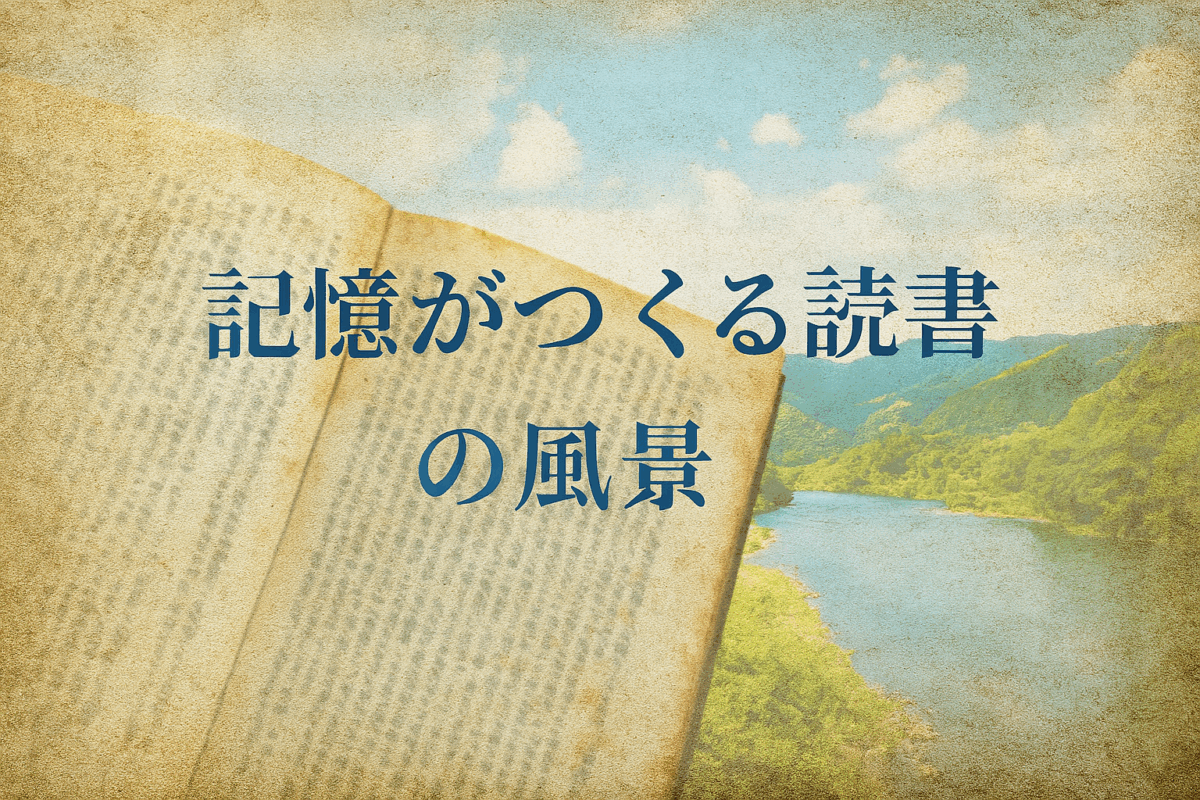 📖 記憶がつくる読書の風景