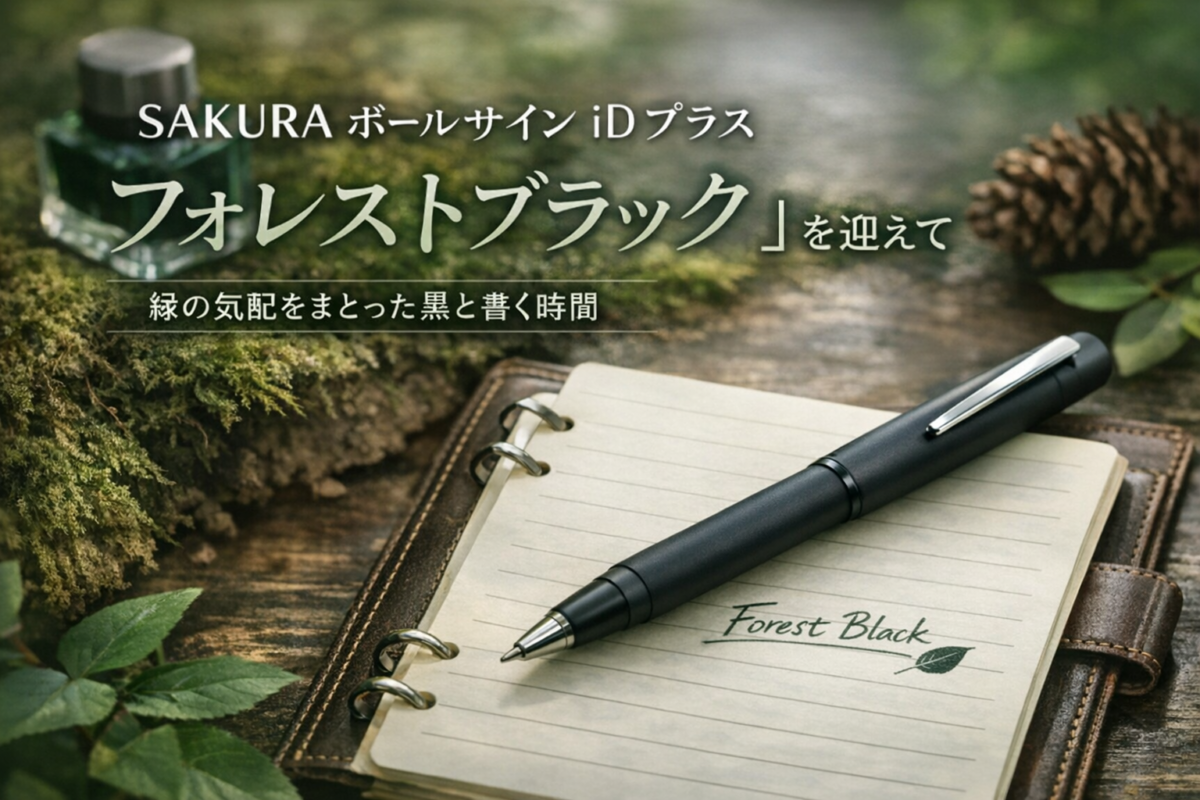 SAKURA ボールサイン iD プラス「フォレストブラック」を迎えて